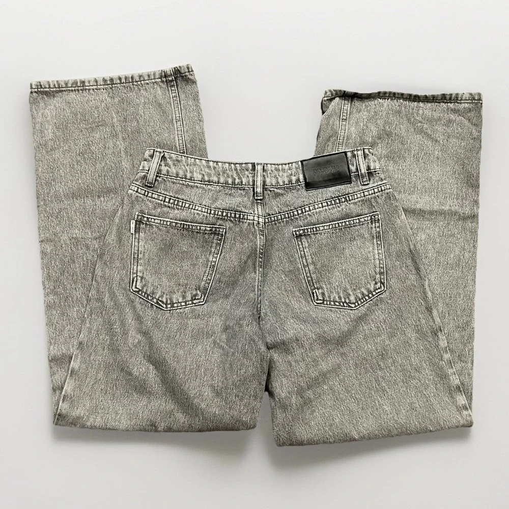 Princess Polly DNM Women''s Jeans Size 4 Wide Leg Charcoal Gray Wash